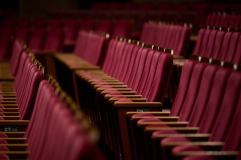 NHKホールの座席の画像