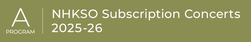 Main visual of Subscription Concerts 2025-2026 Program A
