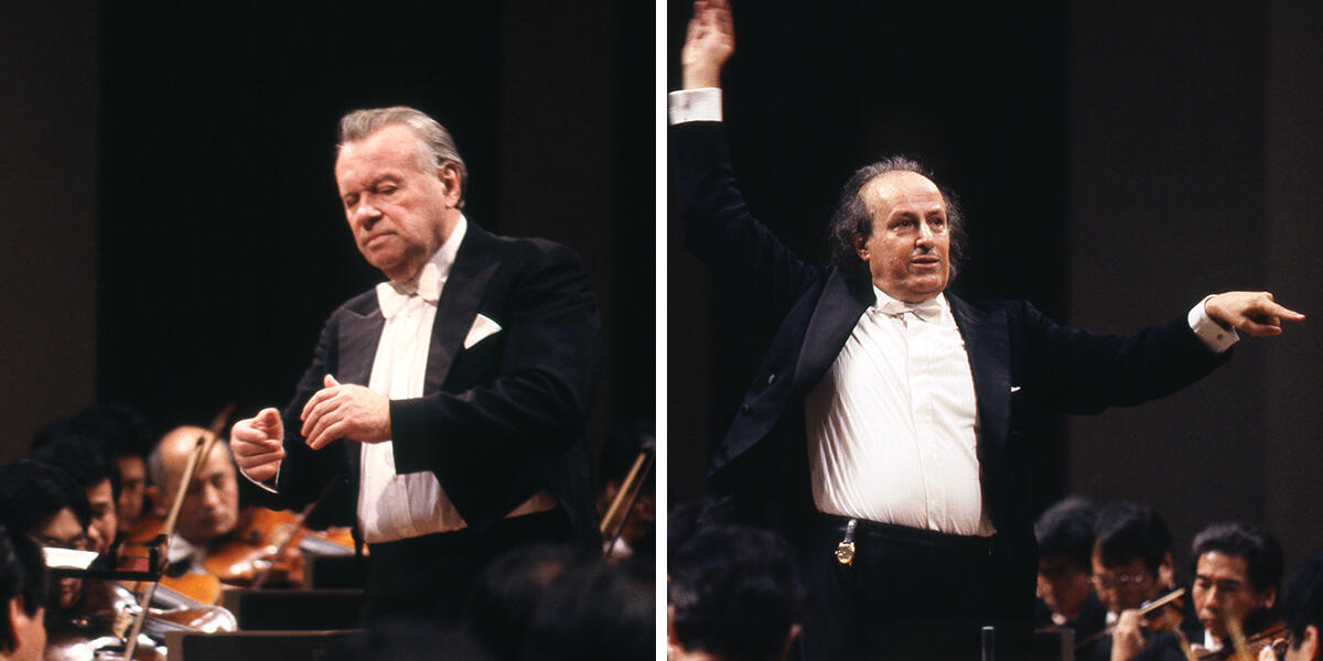 エフゲーニ・スヴェトラーノフ（1993年1月22・23日、第1190回定期公演）、エリアフ・インバル（1993年12月3・4日、第1217回定期公演）