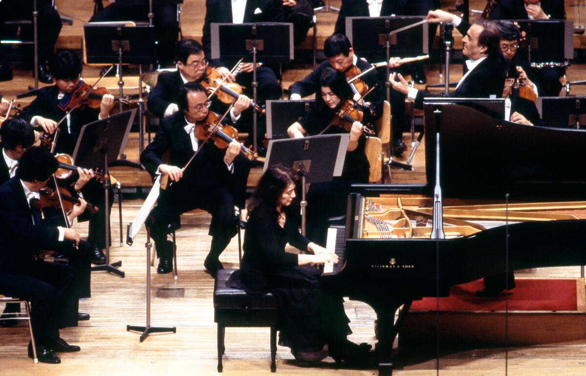 指揮：シャルル・デュトワ、ピアノ：マルタ・アルゲリッチ（1996年12月20・21日、特別公演）