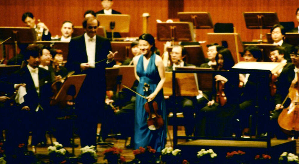 指揮：シャルル・デュトワ、ヴァイオリン：竹澤恭子（1997年4月23〜30日、ヨーロッパ公演）