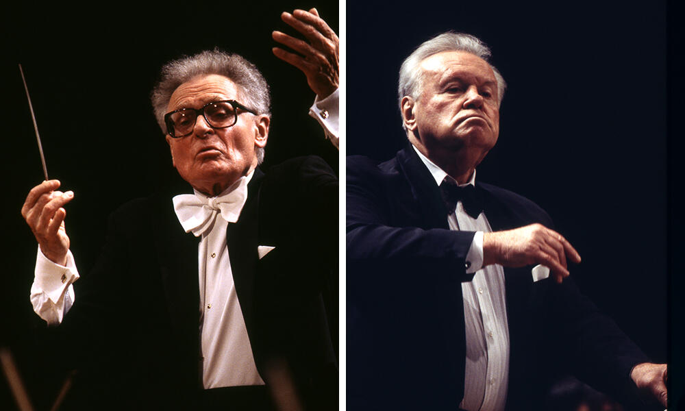 スタニスラフ・スクロヴァチェフスキ（1999年1月21・22日、第1370回定期公演）、エフゲーニ・スヴェトラーノフ（1999年2月11・12日、第1373回定期公演）