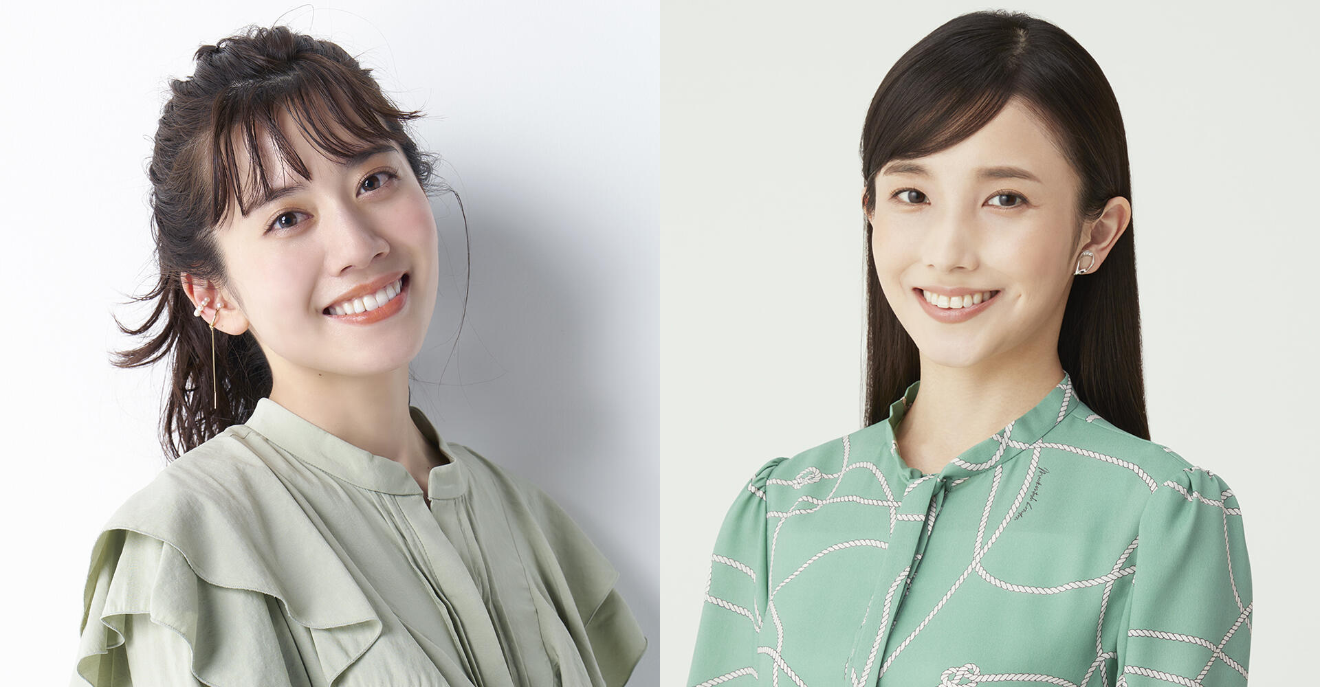 左：小野あつこさん　右：林田理沙アナウンサー